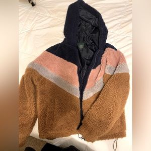 S Wild Fable, Target brand, jacket, blue pink brown